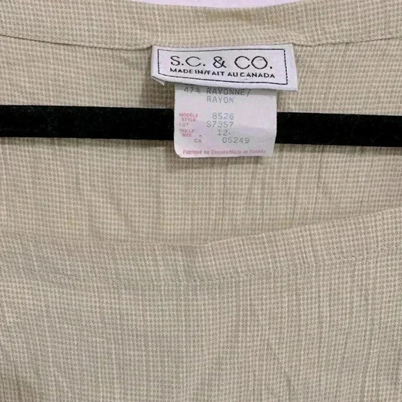 Vintage S.C. & CO. Women’s Maxi dress size 12 in pale  yellow made in Canada - Picture 4 of 5